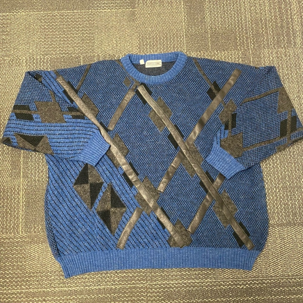 Vintage Pronto Uomo Made in Italy Crewneck Sweater 3XL